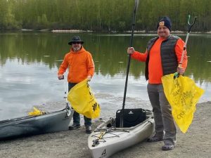 VOC-ANC lake clean up Local71 2025 May Cye Robar Rich Lott - LIUNA Public Employees Local 71