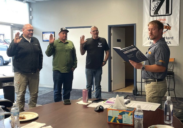 Local 71 Officer Swearing In 2026-8-20